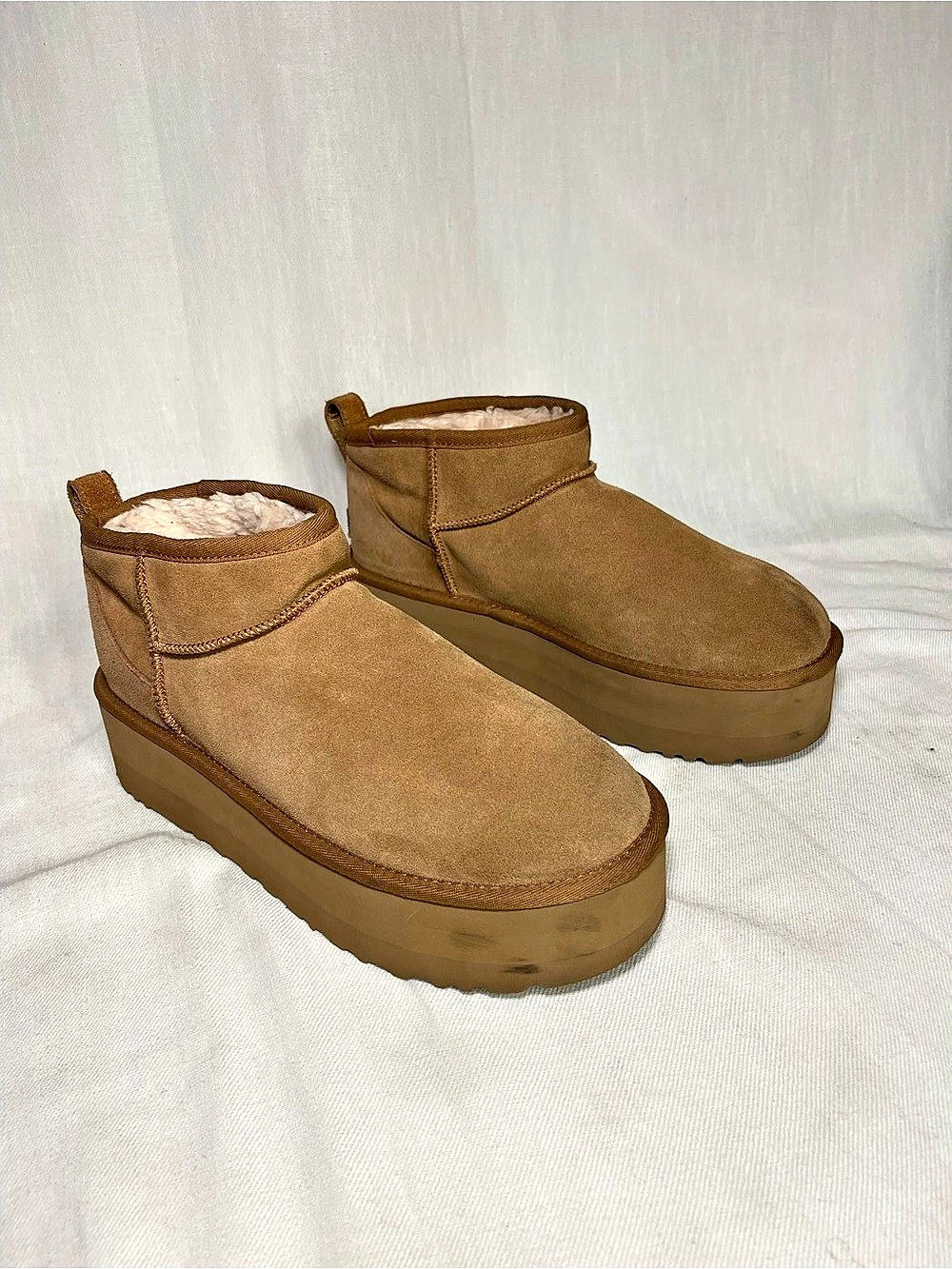 UGG Classic Ultra Mini Ankle Boots Brown US 11